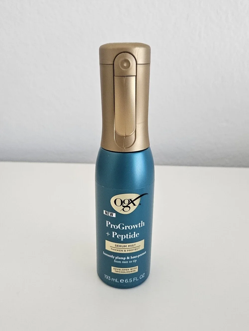 New OGX ProGrowth + Peptide Duo Set Thicken Serum Mist 6.5oz & Scalp Serum .33oz